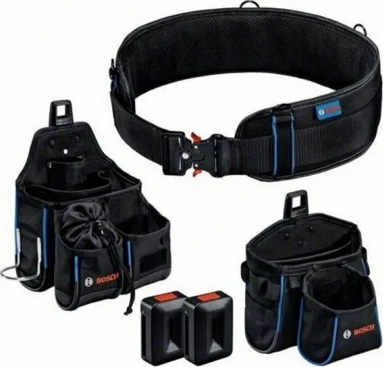Bosch BOSCH. Werkzeuggürtel 108 cm + Holster GWT 4, GWT 2, 2x PRO CLICK-Griff