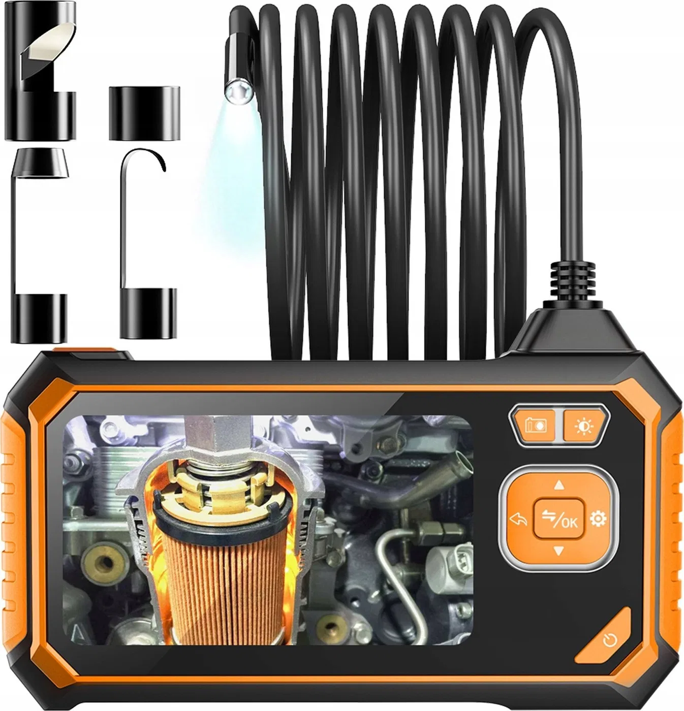 ENDOSKOP MIT LCD-BILDSCHIRM, ORANGE, W900