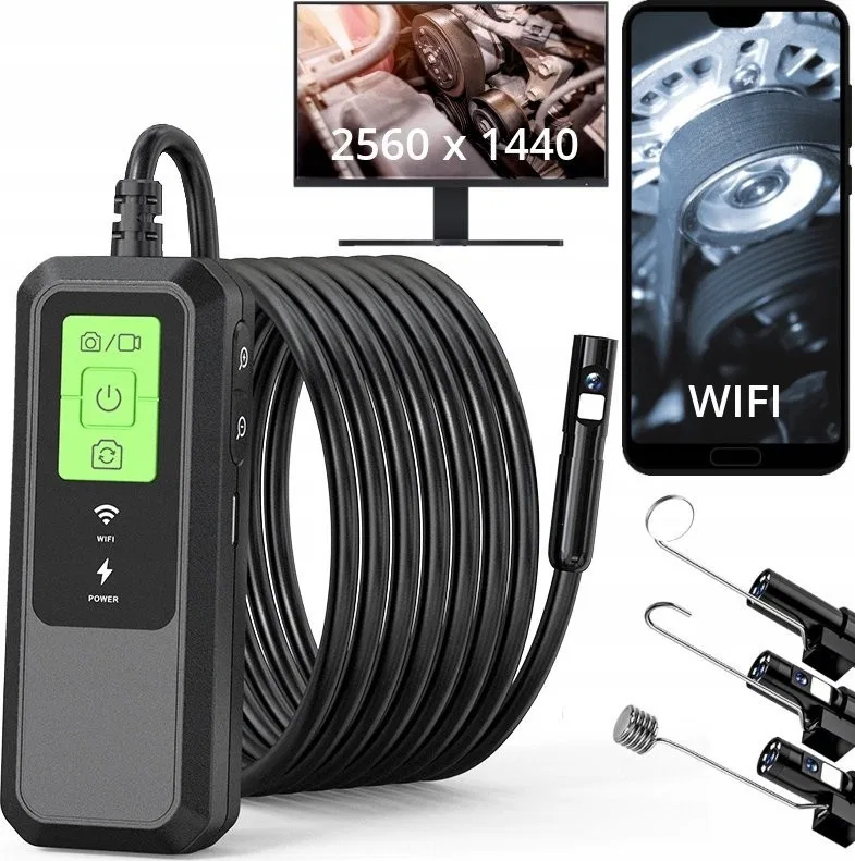 DUO WIFI PC TEL Endoskop-Inspektionskamera, 5 m
