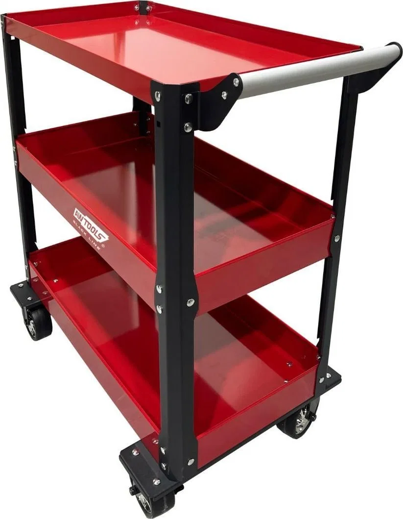 AWTOOLS Metall-Werkstattwagen, 3 Ebenen / 100 kg