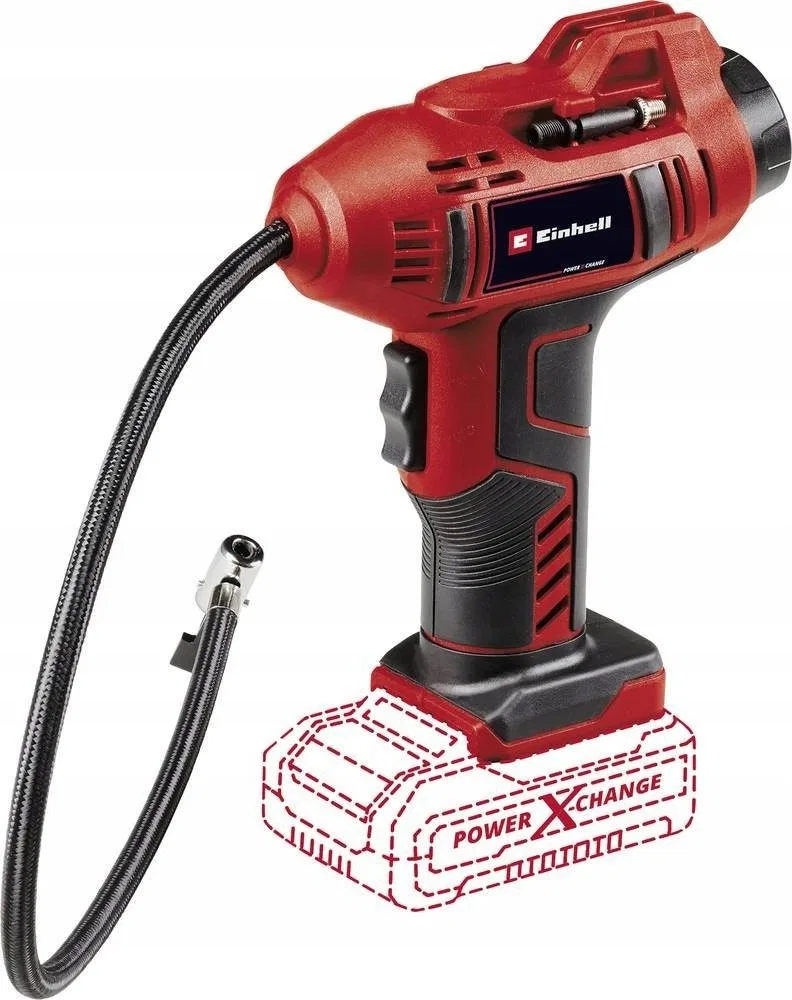Einhell Akku-Autokompressor CE-CC 18 Li-Solo (rot/schwarz, ohne Akku und Ladegerät)
