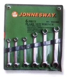 Jonnesway Bremsleitungsschlüssel-Set, 6-teilig (W24106S)