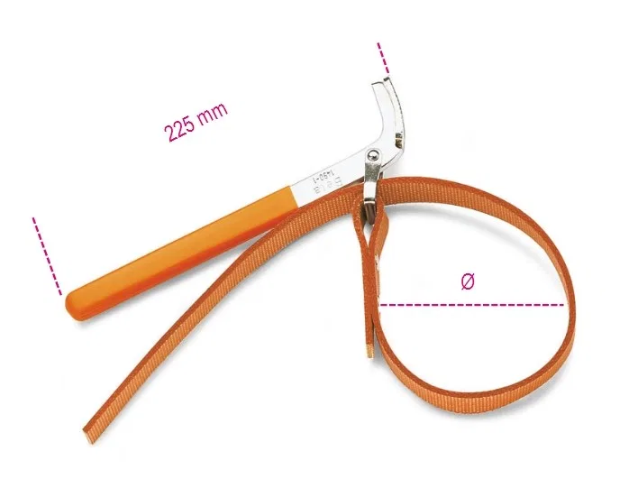 Beta Tools Bandschlüssel für Ölfilter 160 mm (014900001)