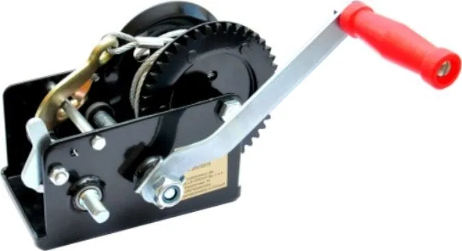 Handwinde DWK-25V, Stahlseil, Zugkraft 1133 kg, Seillänge 10 m