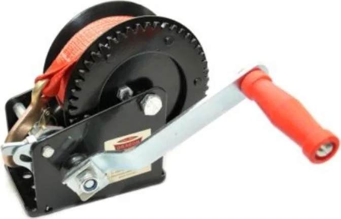 Handseilwinde DWK-25 mit Riemenantrieb, Zugkraft 1133 kg, Seillänge 10 m