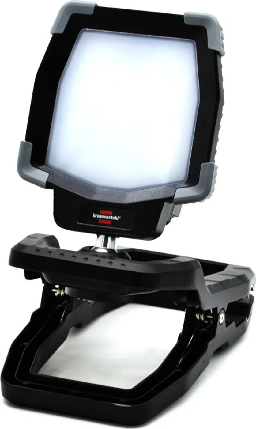 Brennenstuhl Mobiler LED-Batteriescheinwerfer CL 4050 MA Clip, 3800 lm, IP65
