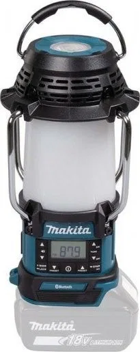 Makita Radioempfänger mit Lampe und Taschenlampe, 18 V, FM, Bluetooth, USB (1 Stück)