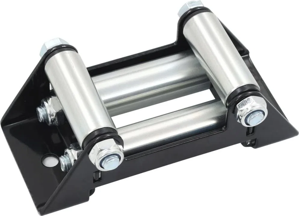 vidaXL 4-Wege-Seilführung für Seilwinden, Stahl, 8000–13000 lb