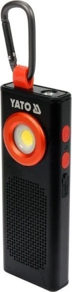 Yato YATO ARBEITSTASCHENLAMPE 500 lm, 2000 mAh, Lautsprecher