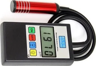 Blue Technology Lackdickenmessgerät für Stahl, verzinkten Stahl und Aluminium (MGR-11-S-AL)