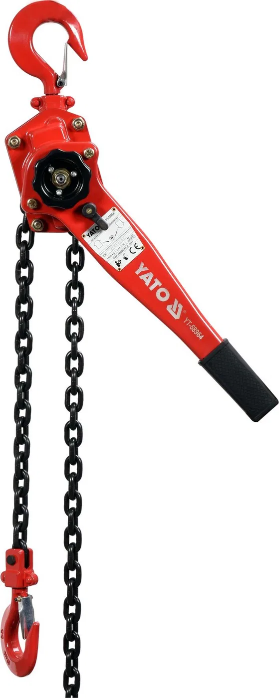 Yato Kettenwinde mit Hebel 1500 kg (YT-58964)
