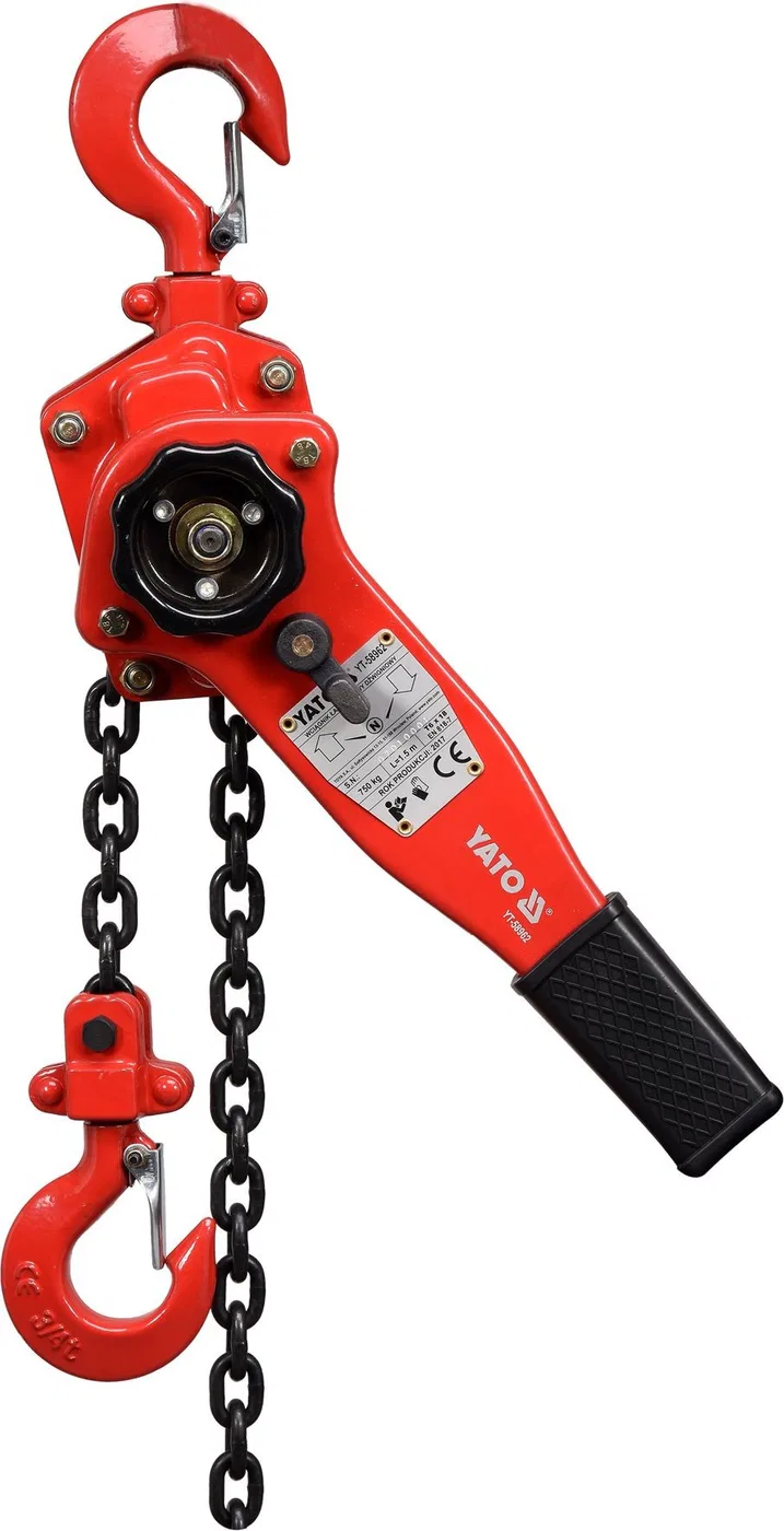 Yato Kettenwinde mit Hebel 750 kg (YT-58962)