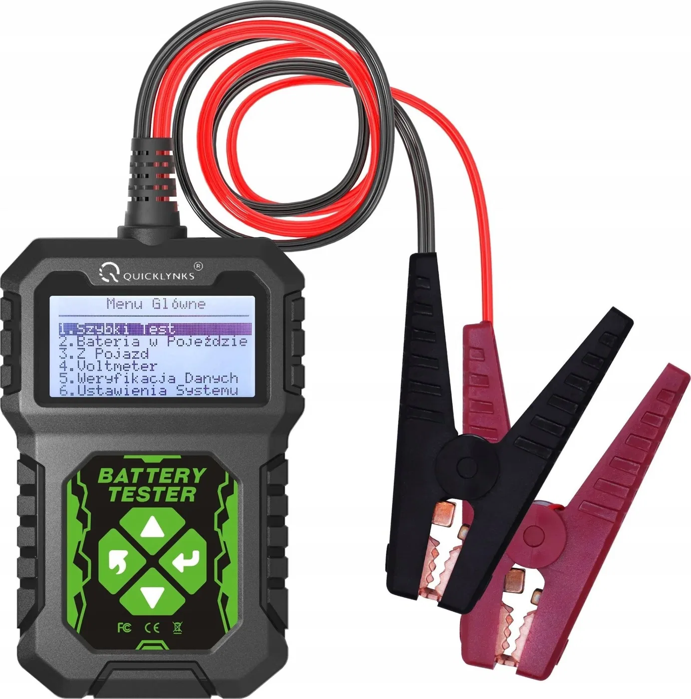 SKLEPLEDY Batterietester für 12-V-Batterien bis 220 Ah