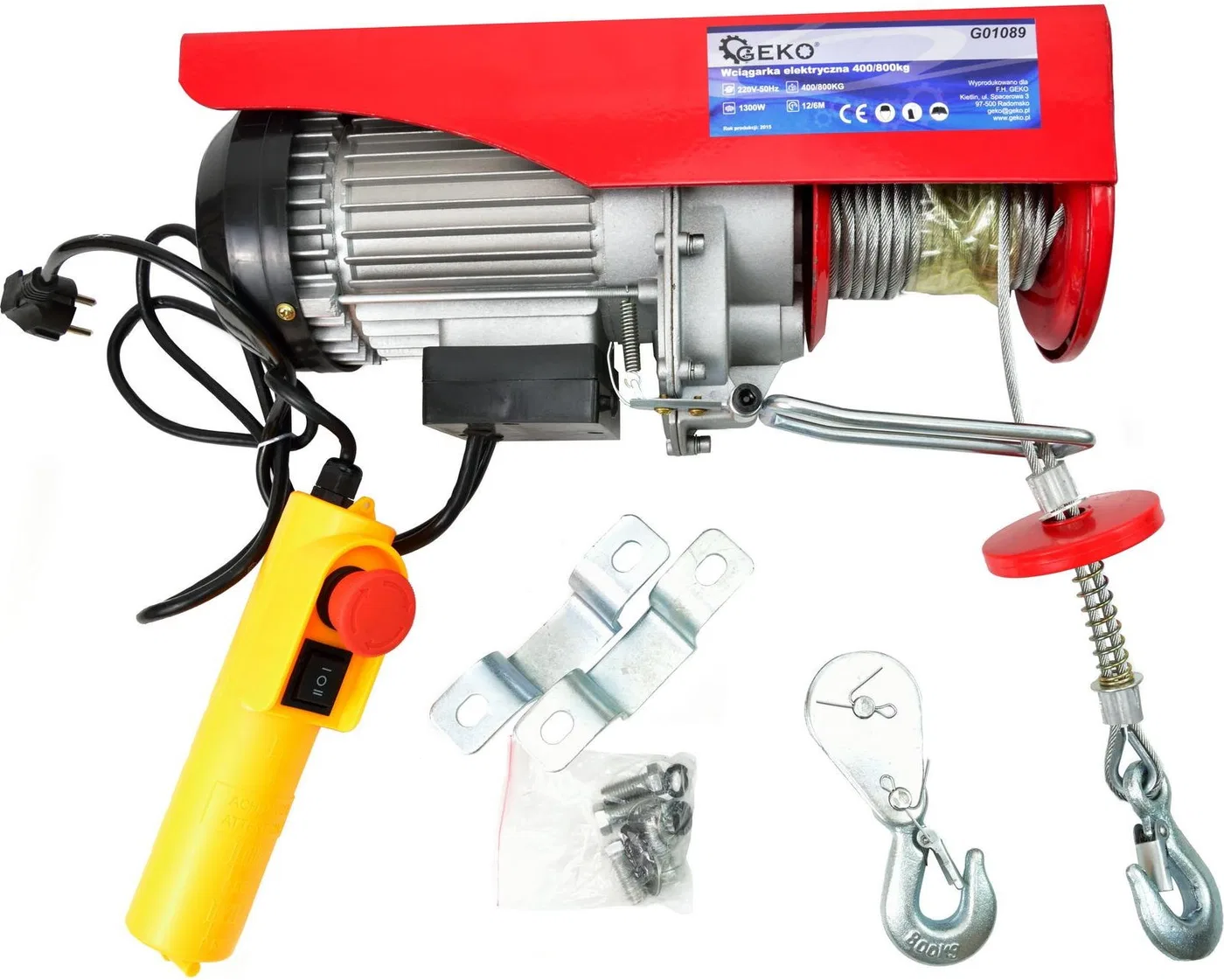 Geko Elektrische Winde 400/800 kg (1)