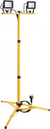 Goobay LED-Baustrahler mit Teleskopstativ, 2 x 20 W