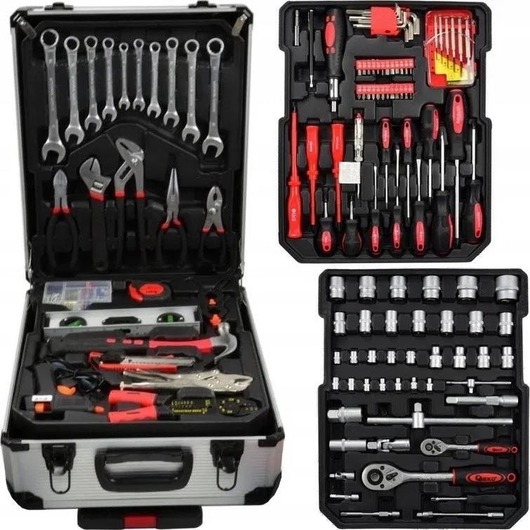 Geko-Werkzeugset Werkzeugkoffer (187-teilig) G10855 GEKO
