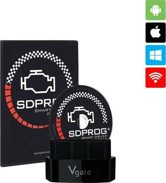 SDPROG VGATE ICAR3 WIFI ELM327 OBD2 OBDII + SDPROG PL Android iOS