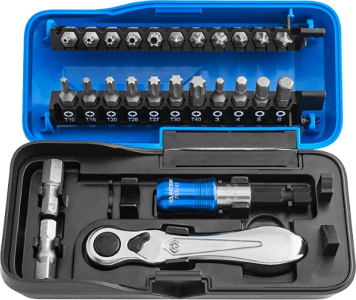 King Tony Werkzeugset 1/4"-Bit-Set mit Ratsche, 26-teilig, King Tony