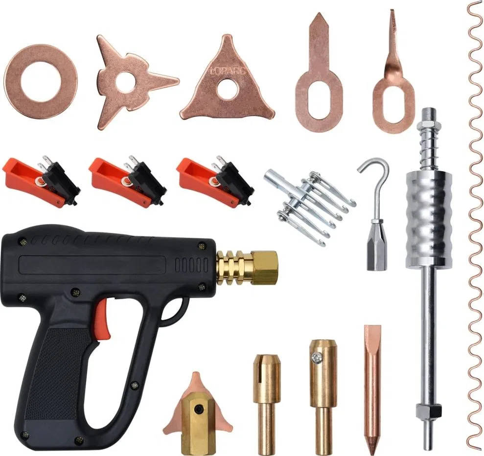vidaXL 66-teiliges Set zum Ausbeulen von Dellen mit Ausbeulpistole