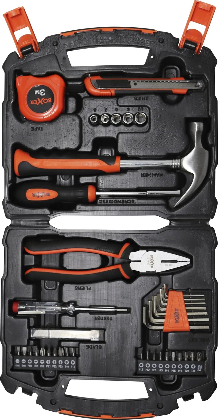 Werkzeugset BOXER – 50-teiliges STARTER-Set