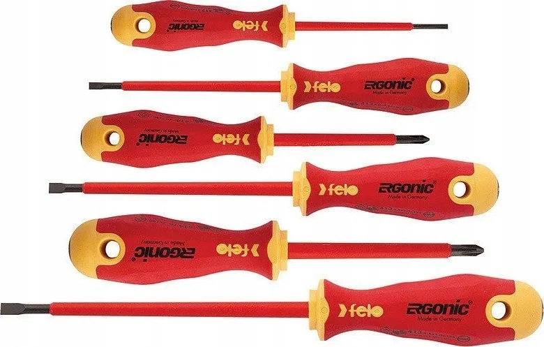 Felo-Werkzeugset Ergonic VDE 3,0/ 4,0/ 5,5/ PH1 /PH2/ Z2 + Magnetisierer