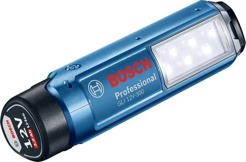 Bosch Akku-LED-Taschenlampe GLI 12V-300, 12 V, 300 lm, ohne Akku und Ladegerät (06014A1000)