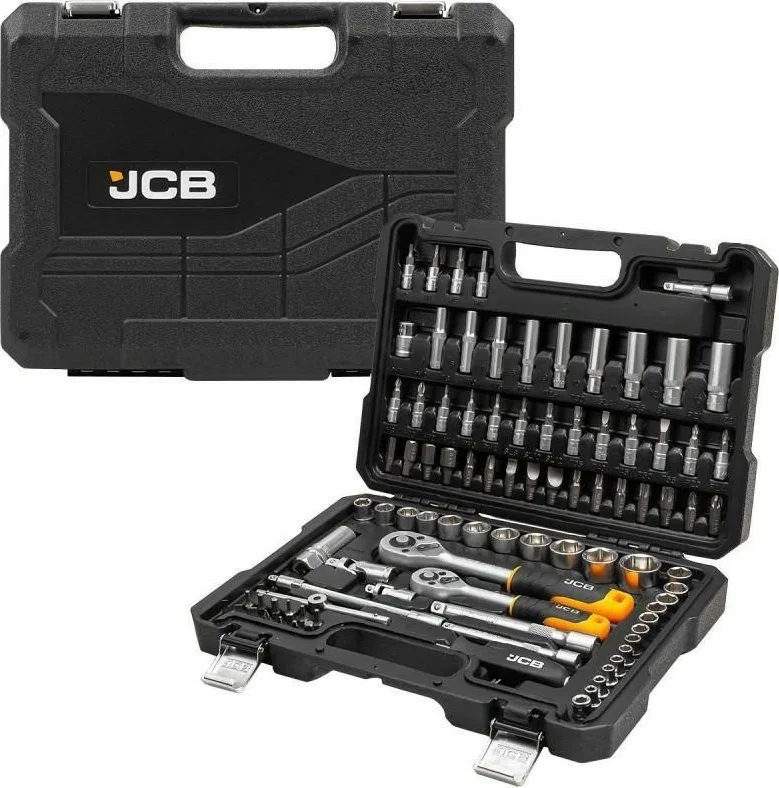 JCB-Werkzeugsatz JCB-Schlüsselsatz  94-teilig 3/8" 1/4"