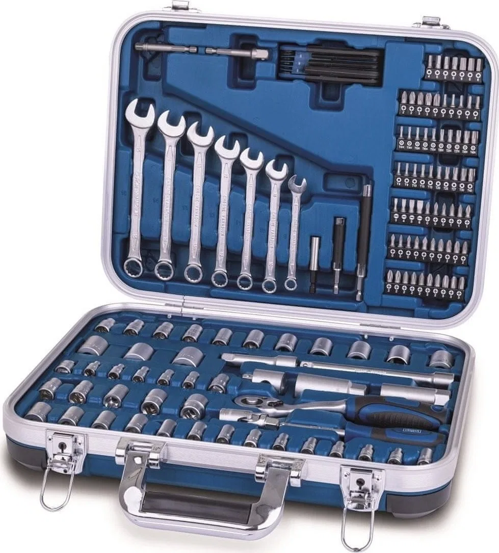 Scheppach-Werkzeugset Scheppach-Schraubenschlüsselsatz TB170 im Koffer – 135-teilig