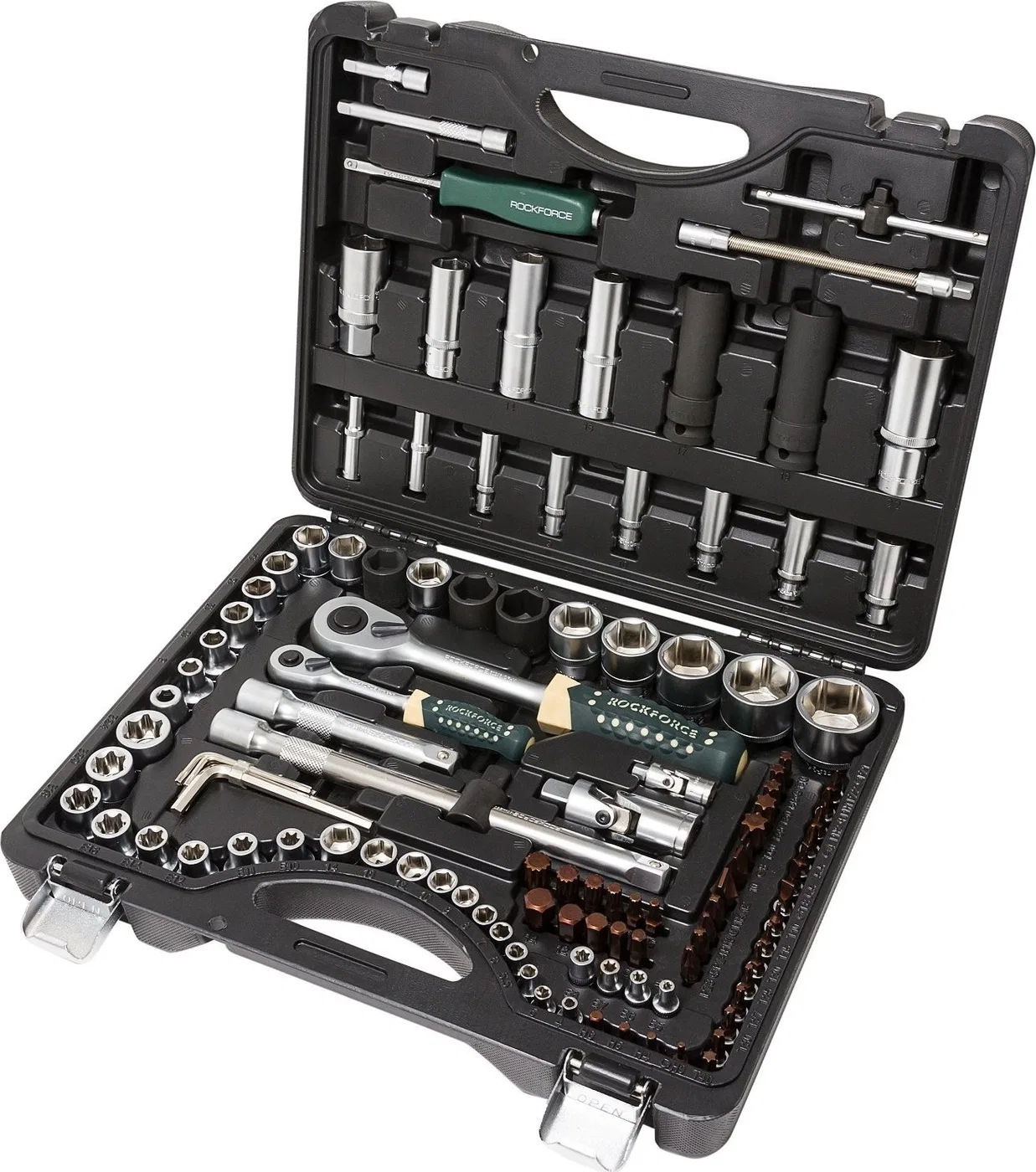 ROCK FORCE 108 Werkzeugsatz + 6 Stk. 8", 1/2" (Sechskant)