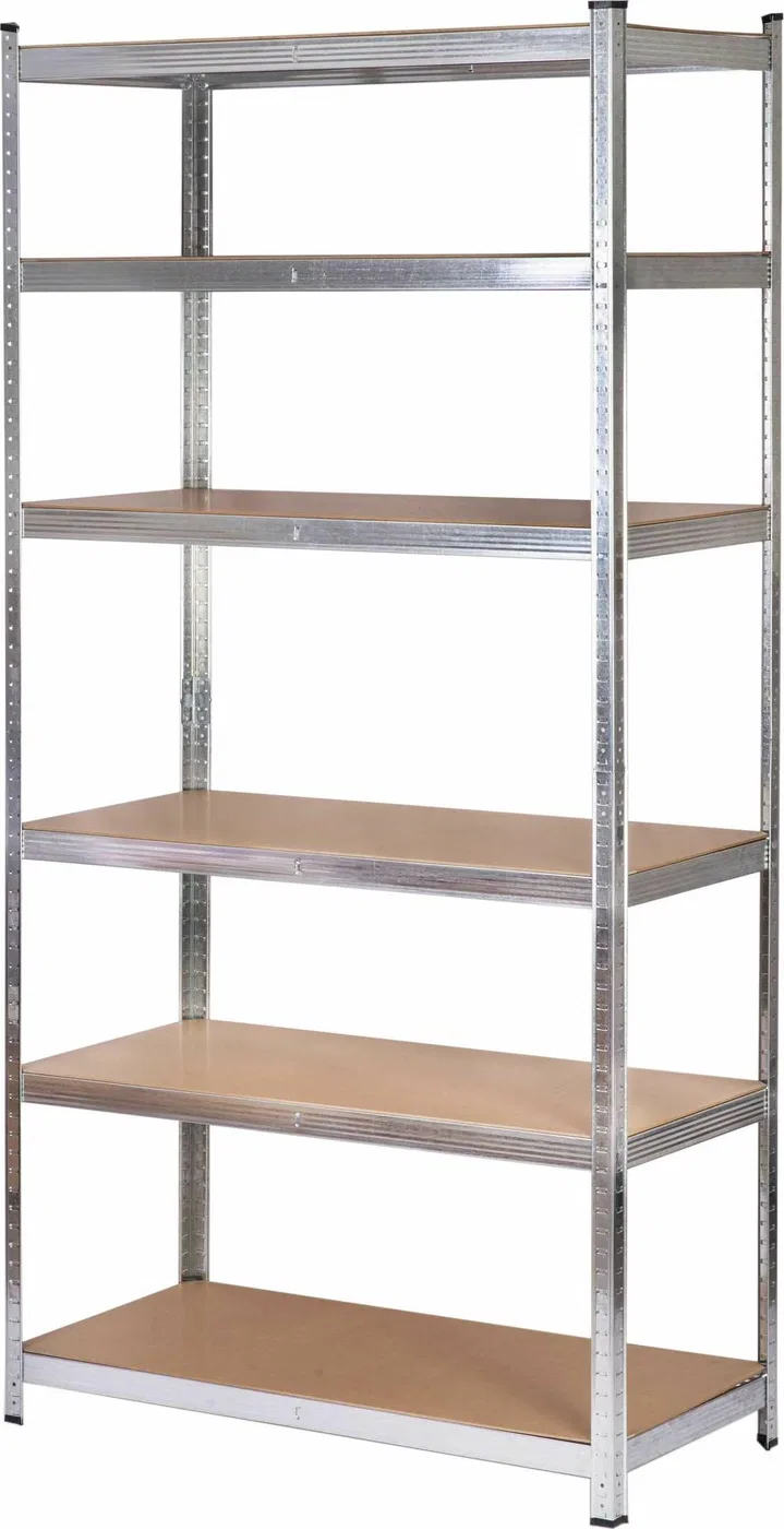 AWTools AWTOOLS REGAL MIT 6 EINLEGEN 200x90x40, TRAGFÄHIGKEIT 300 kg / 6,0 mm – STECKVERSCHLUSS, SCHNELLE MONTAGE
