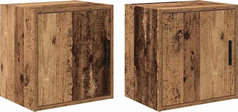 Wandschränke für die Garage, 2 Stück. Altes Holz, Leimholz