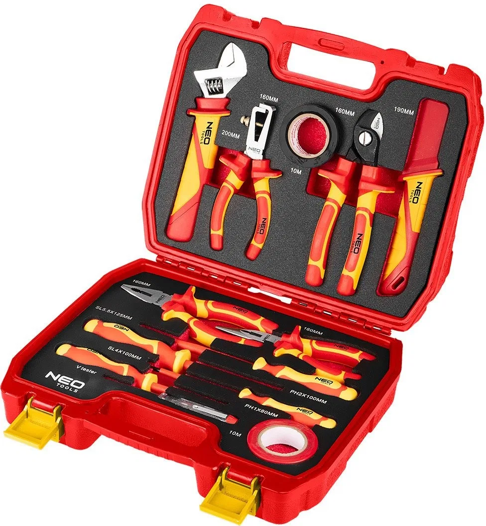 Elektriker-Set im Koffer, 13-teilig