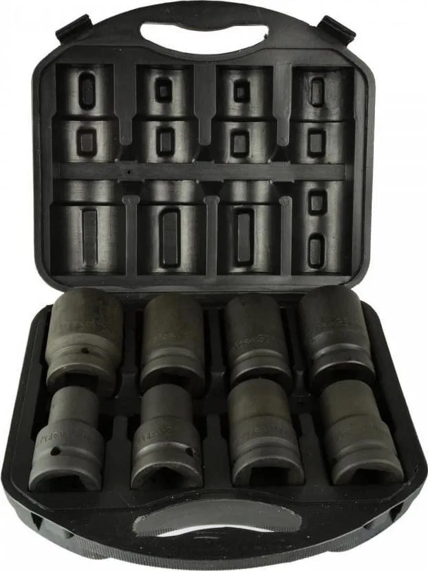 Geko-Werkzeugset. 1"-Schlagschraubendreher-Einsätze für Steckschlüssel 8-teilig/19–41 mm (5) G10074 GEKO