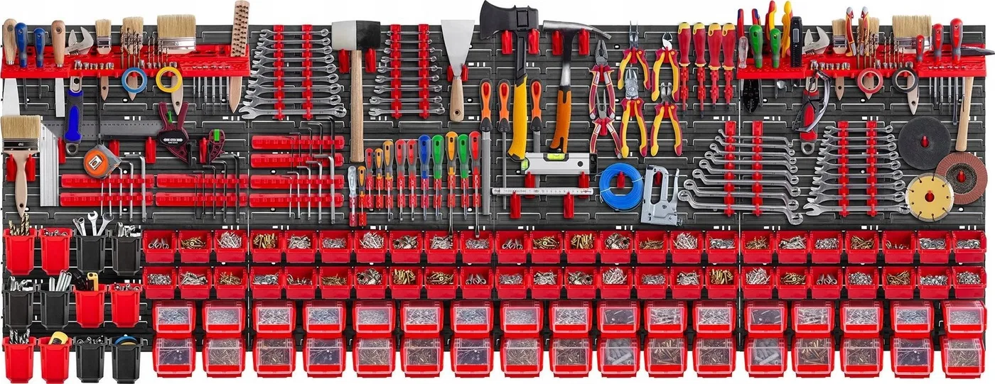 Kadax KADAX Werkzeugtafel Wand 232 x 78 cm, 176 Teile