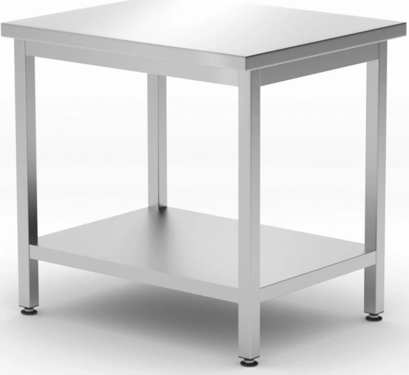 Hendi Arbeitstisch mit zentraler Arbeitsplatte und Ablage Budget Line 800 x 600 x 850 mm – Hendi 817100 Arbeitstisch mit zentraler Arbeitsplatte und Ablage Budg