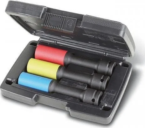Beta Tools SCHLAGSTECKENSATZ FÜR ALUMINIUMFELGEN MIT POLYMERBESCHICHTUNG, 3-TEILIG