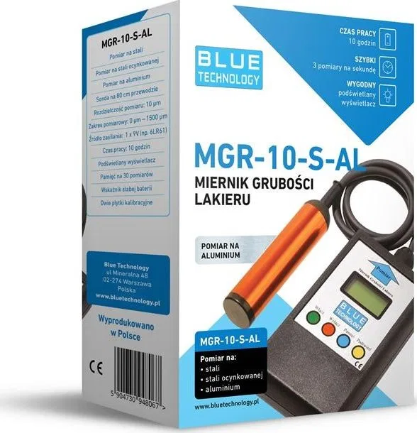 Lackdickenmessgerät MGR-10-S-AL