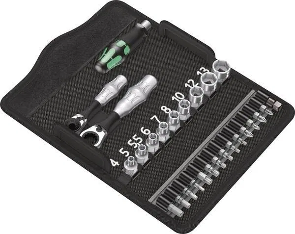 Wera Kraftform Kompakt Zyklop Mini 2 Werkzeugsatz, 27-teilig (05135918001)