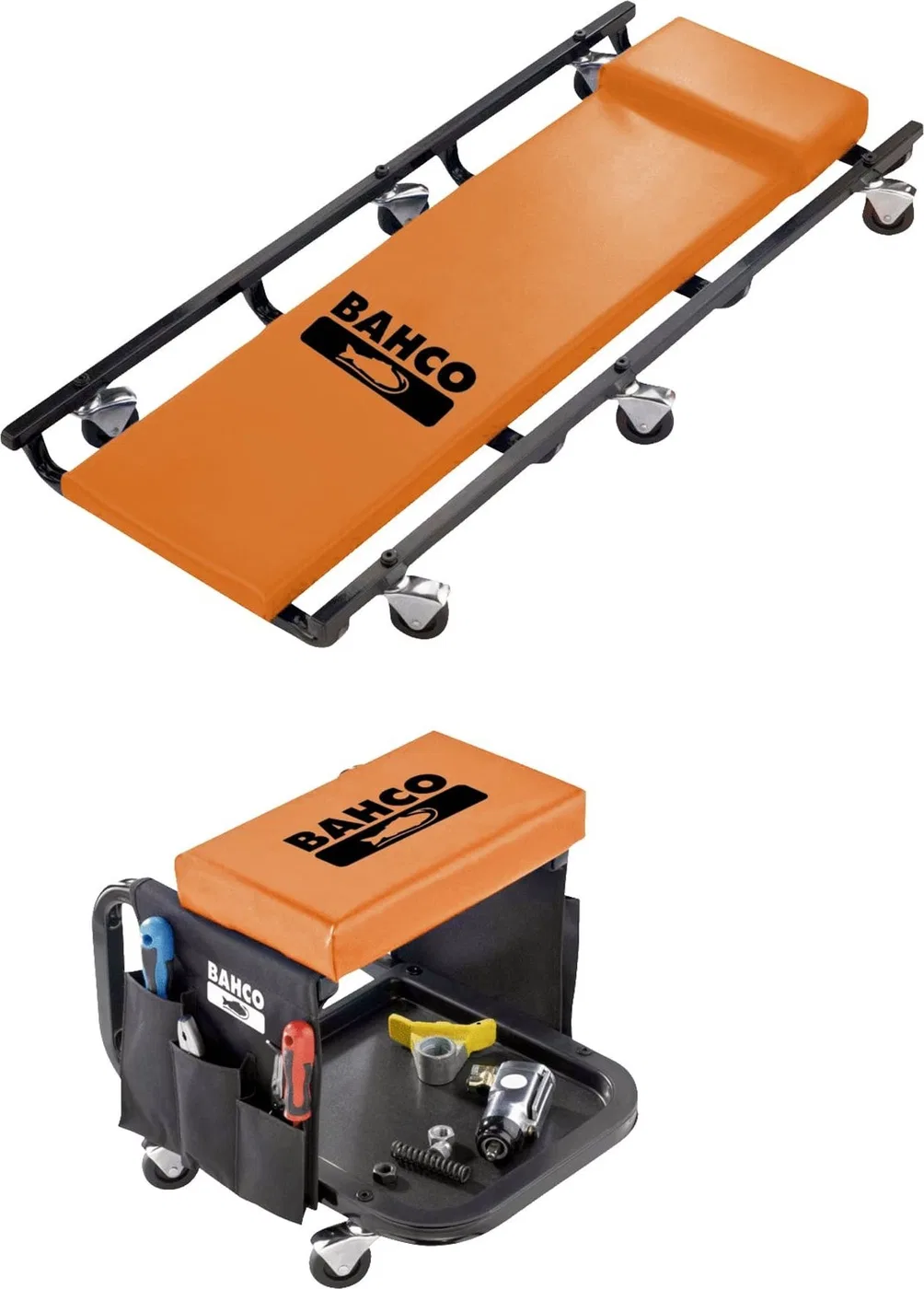 Bahco Werkstatt-Set mit Liege und Hocker BAHCO