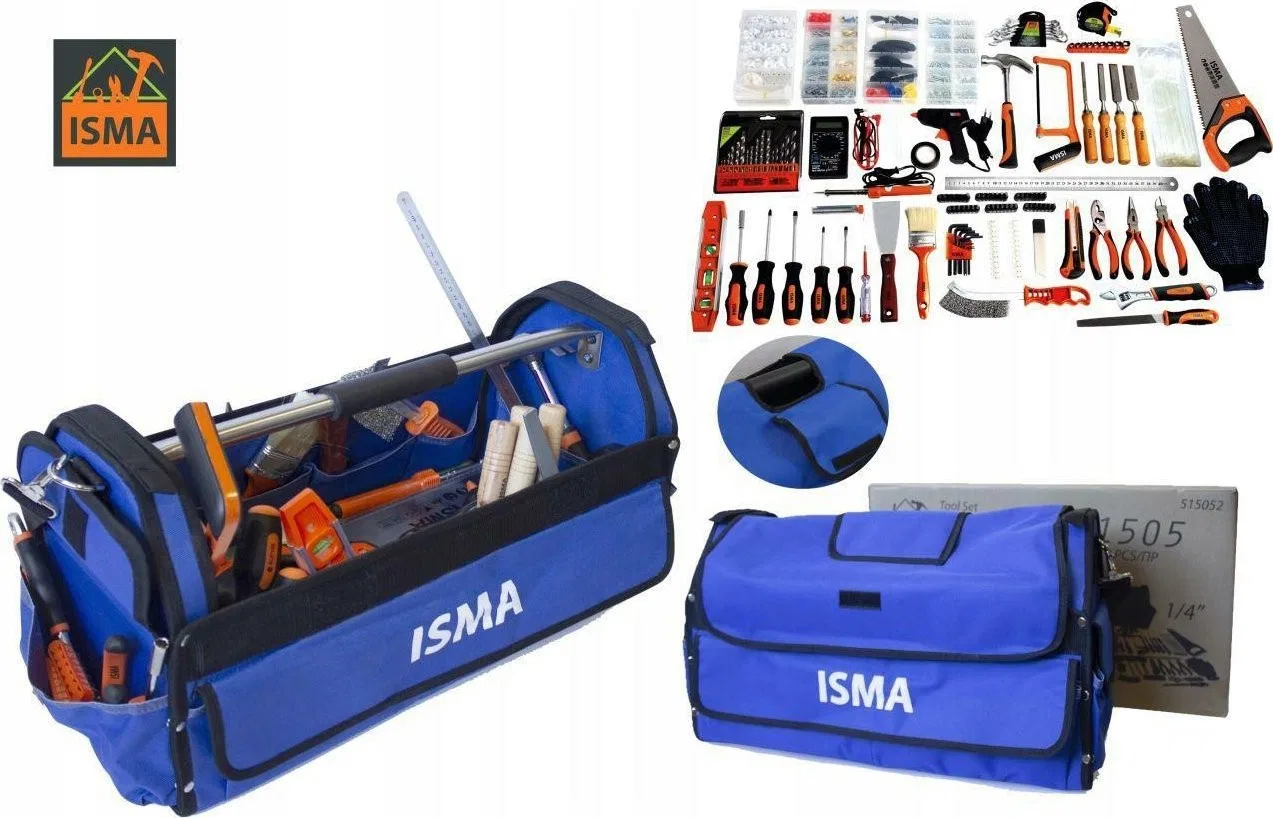 Isma-Werkzeugset, 1505-teilig, in Transporttasche / ISMA