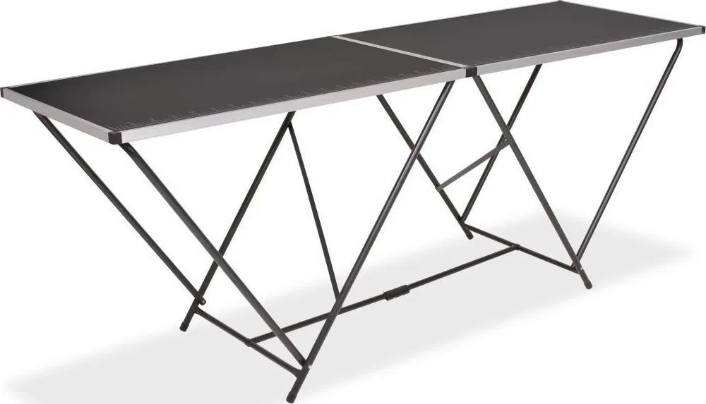 vidaXL Klapptisch zum Tapezieren, MDF und Aluminium, 200 x 60 x 78 cm