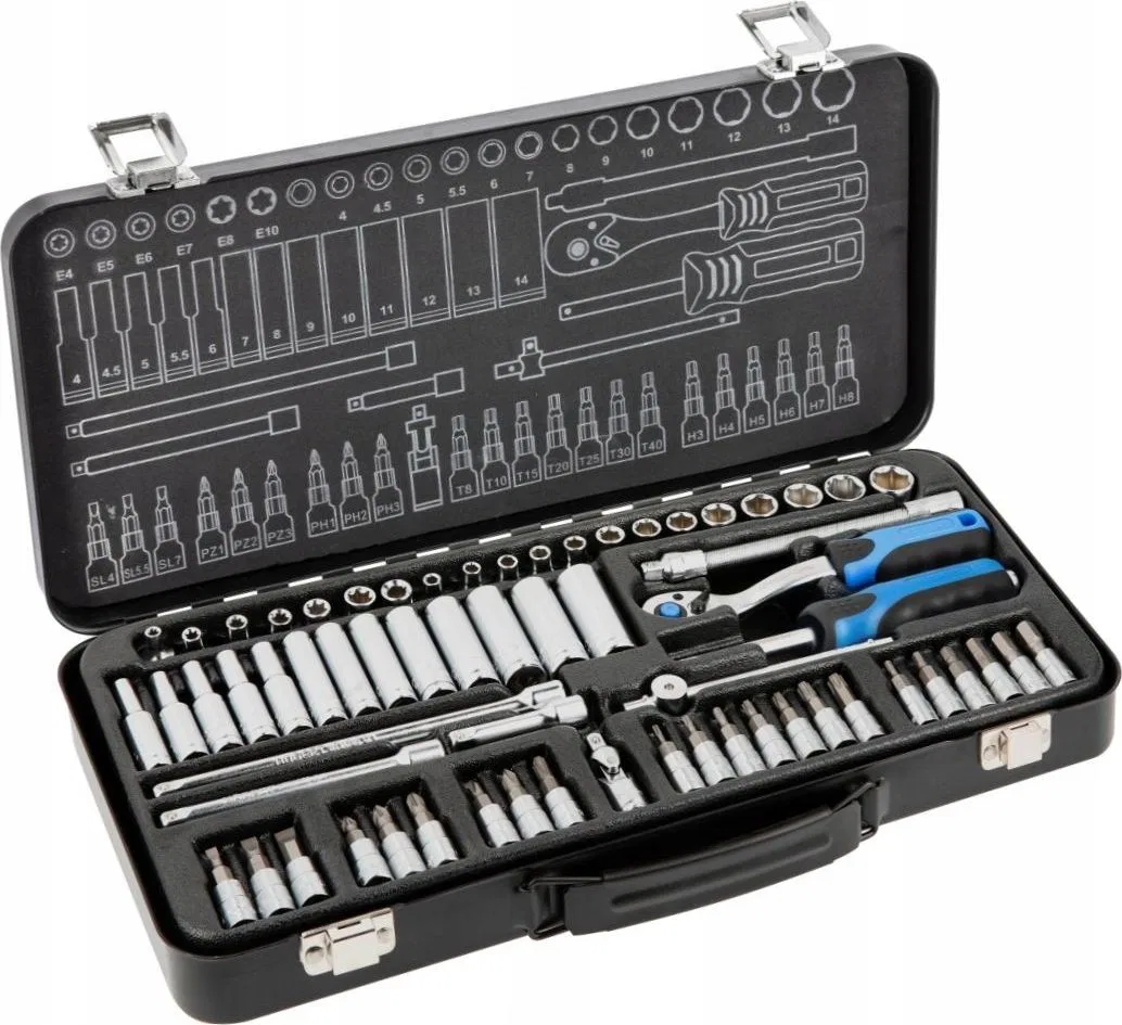 Werkzeugset von Högert Technik, 63-teilig (HT1R486)