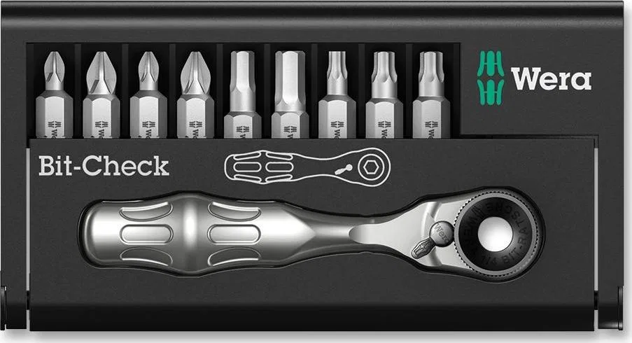 Wera Bit-Check 10 Zyklop Mini 1 Werkzeugset, 10-teilig (05073645001)