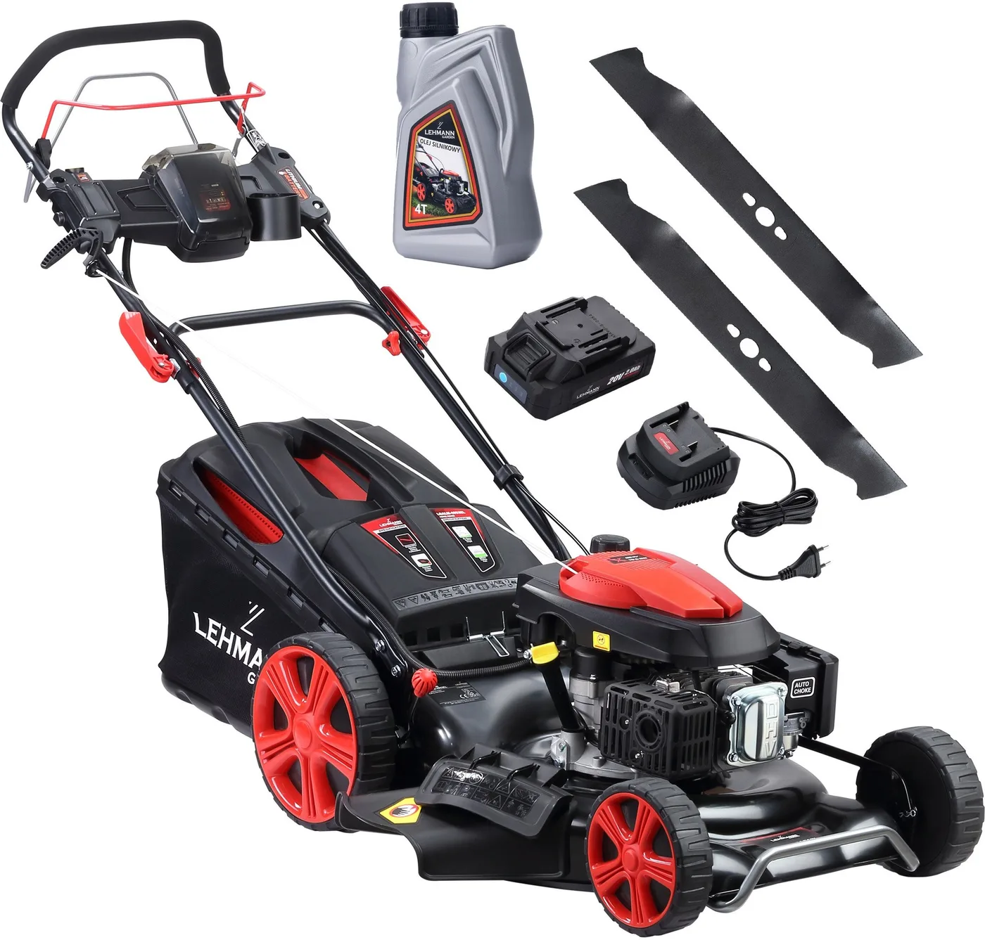 Lehmann Benzinrasenmäher LGALM-4053EL