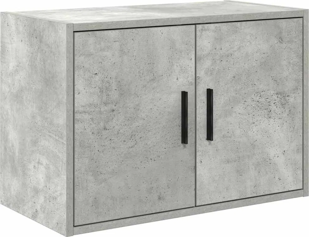 Garagen-Wandschrank, Beton, Grau, Leimholz