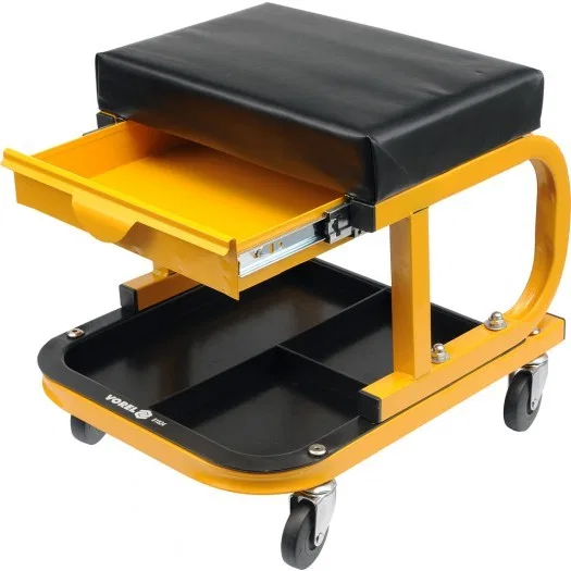 Vorel Werkstatt-Hocker mit Schublade 81824