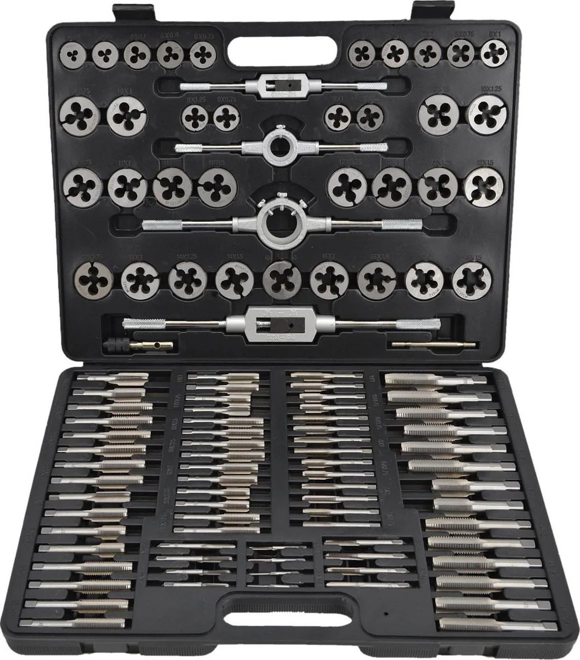 Rockforce ROCKFORCE Gewindebohrer + Schneidwerkzeuge, 110-teiliges Set RF-B110-1