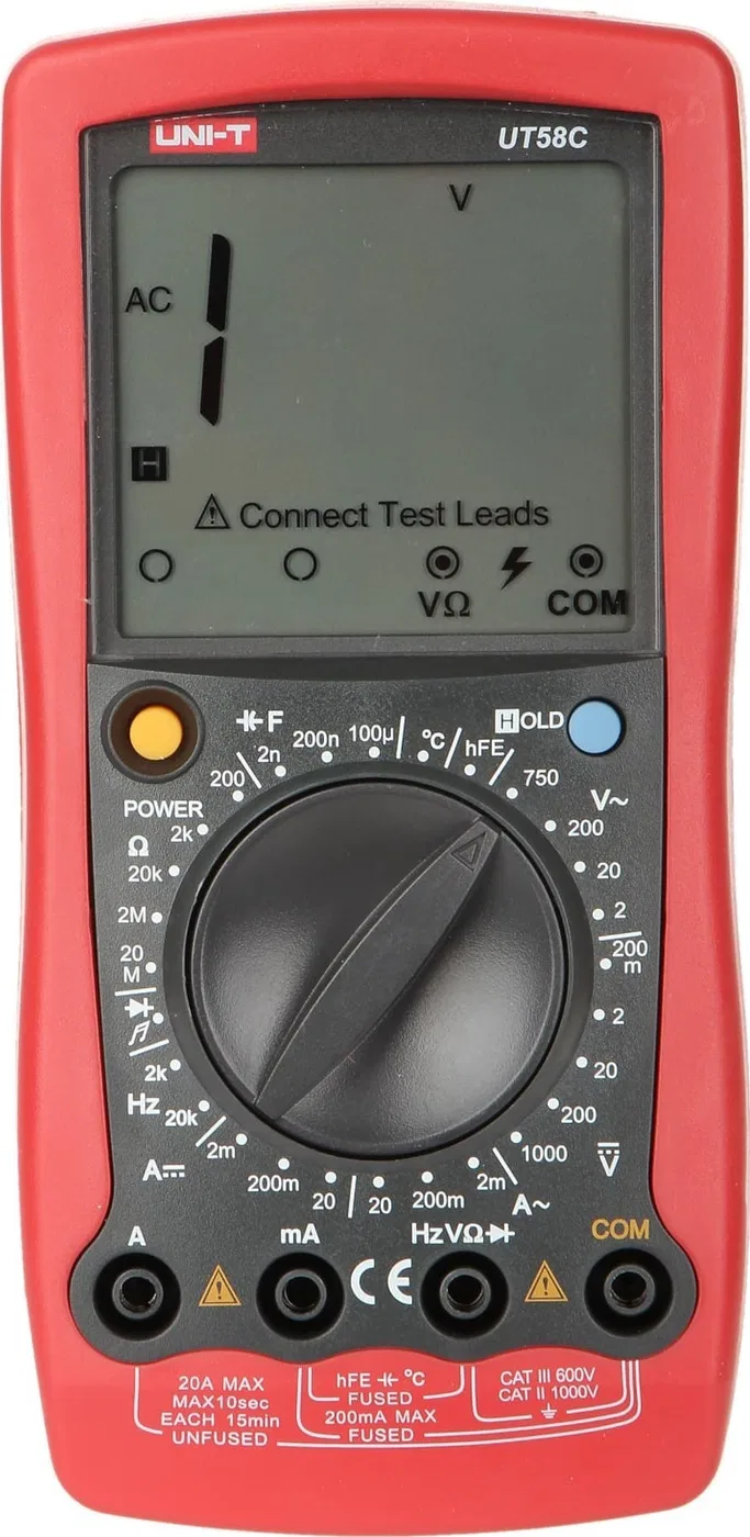 Gerät: UNIVERSALMESSGERÄT UT-58C von UNI-T
