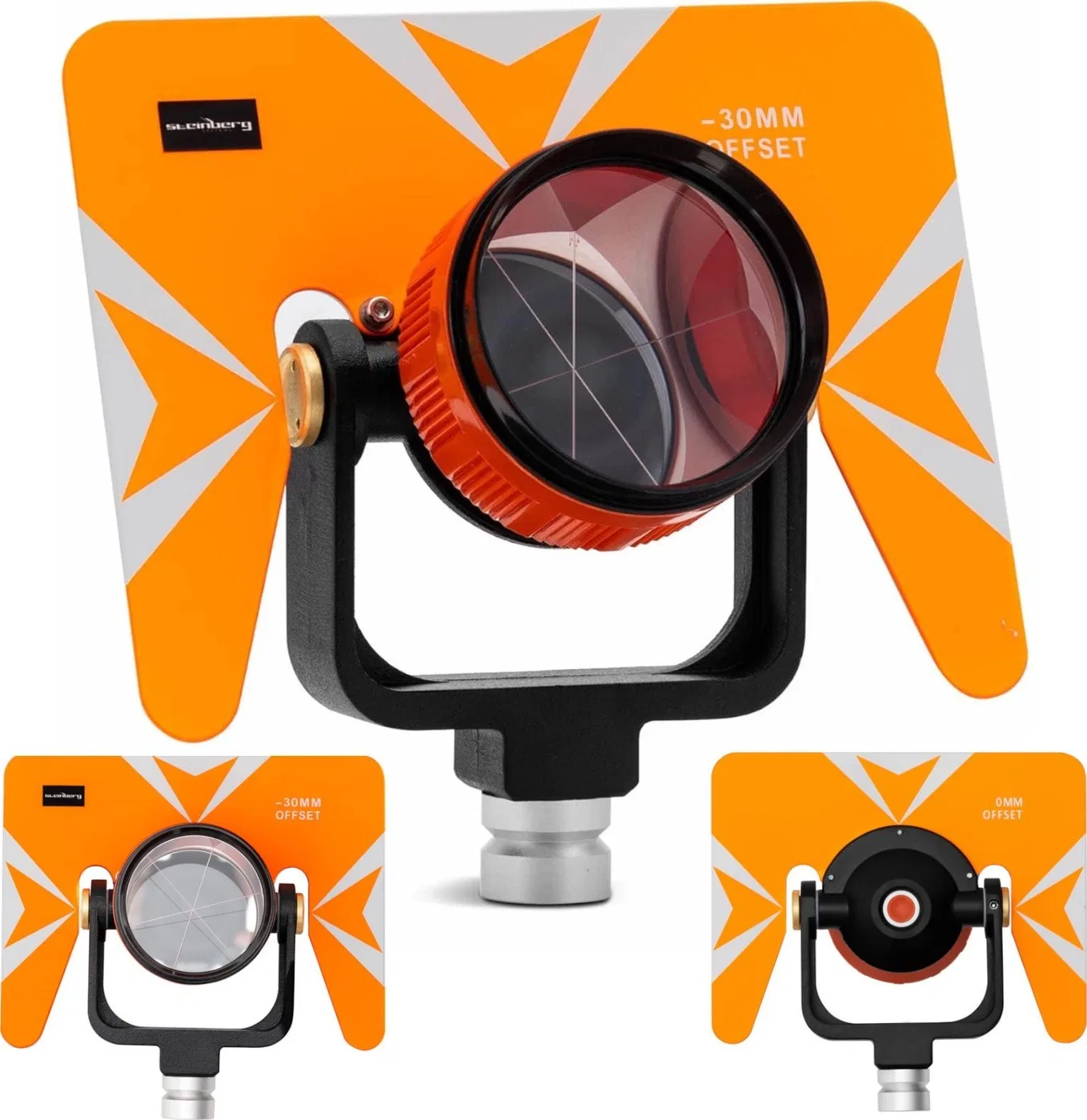 Steinberg Geodäsisches Prisma, Entfernungsmessspiegel für Totalstation, Durchmesser 2,41 cm Geodäsisches Prisma, Entfernungsmessspiegel für Totalstation, Durchmesser