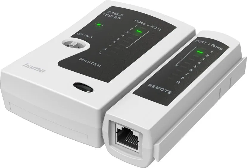 Hama 8p8c (RJ45)  6p6c oder 6p4c – Netzwerkkabel-Tester